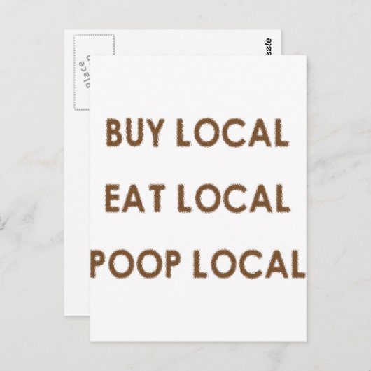 ウンチ1 ポストカード (正面/裏面)