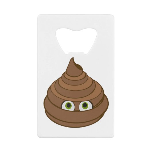 ウンチ クレジットカード栓抜き (正面)