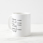 ウンチ コーヒーマグカップ (正面左)