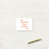 ウンチ ポストイット (デスク上)