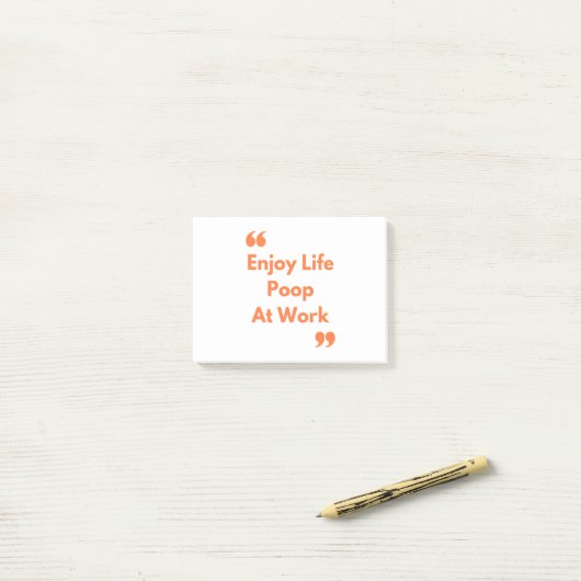 ウンチ ポストイット (デスク上)
