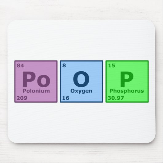 ウンチ マウスパッド (正面)