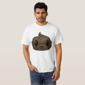 ウンチEMOJIのTシャツ Tシャツ (正面フル)
