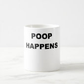 ウンチHAPPENS.png コーヒーマグカップ (中央)