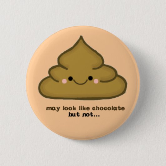ウンチPIN 缶バッジ (正面)