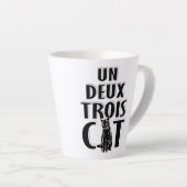 ウンデウトリス猫フランスの猫 カフェラテマグ (右アングル)
