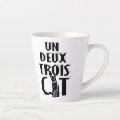 ウンデウトリス猫フランスの猫 カフェラテマグ (右)