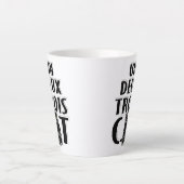 ウンデウトリス猫フランスの猫 カフェラテマグ (正面)