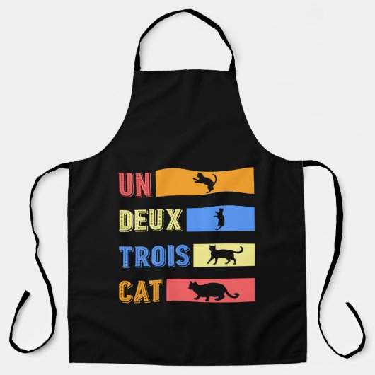 ウンドゥトロワネコ エプロン (正面)