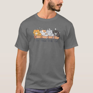 ウンドゥー・トリス猫ティーかわいい子おもしろい猫フランスの猫 Tシャツ