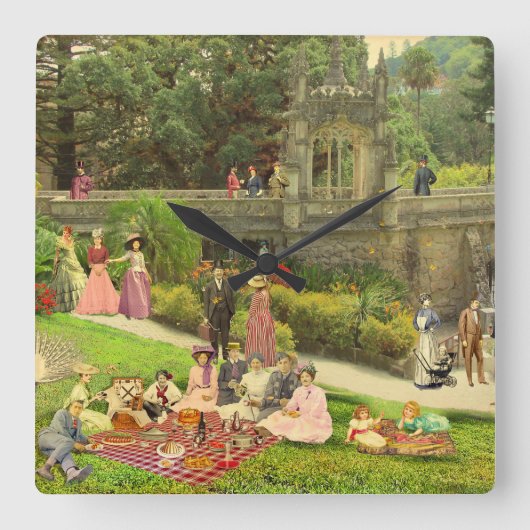 ウンドミンゴデマヨ（キンタダレガレイラ） スクエア壁時計 (正面)