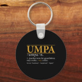 ウンパ定義ファーザーデイギフトグランドパギフト キーホルダー (正面)