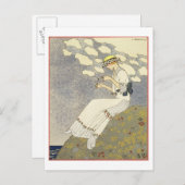 ウンピュ…,カントリードレスのデザインPaquin, 1 ポストカード (正面/裏面)