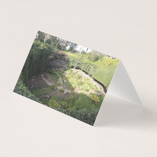 ウンファーストンスインクホール隠された聖域グリーティングカード (正面)