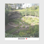 ウンフェルストンシンホールヒドゥンサンクチュアリのビニールシール シール (シート)