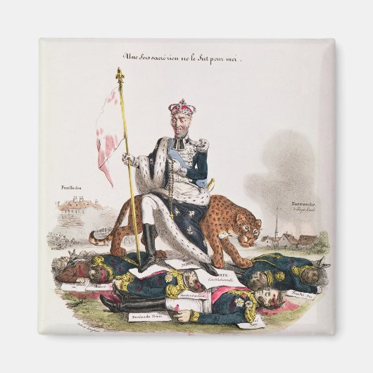 ウンフォアsacre rien ne le fut pour moi' マグネット (正面)