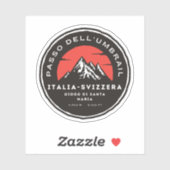 ウンブライルはイタリア – スイス縁どアルプスを通過 シール (シート)