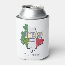ウンブリアイタリアレトロ地域マップヴィンテージ土産 缶クーラー