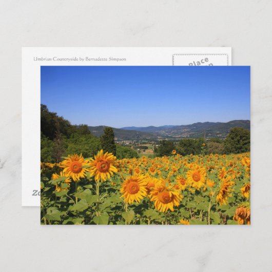 ウンブリア州側はがき ポストカード (正面/裏面)