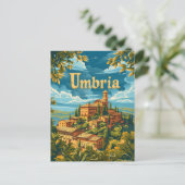 ウンブリア・イタリア ポストカード (スタンド正面)