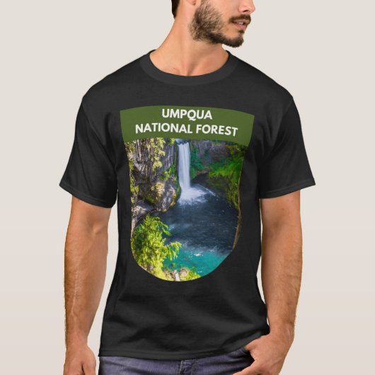 ウンプカ国有林 – オレゴン Tシャツ (正面)