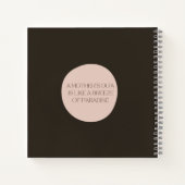 ウンミ&ディアデュア |ムスリム・マムデュア・ジャーナル ノートブック (裏面)