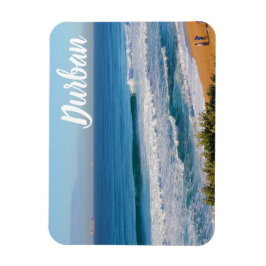 ウンランガダーバンビュー海ビーチ南アフリカ マグネット