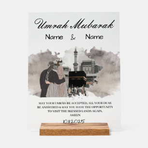 ウンラ・ムバラク・ギフト アクリルサイン