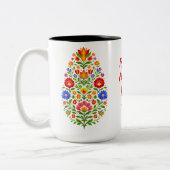 ウヴィチの花の紋章 ツートーンマグカップ (左)
