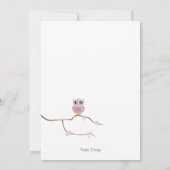 ウーのシャワーガール 招待状 (裏面)