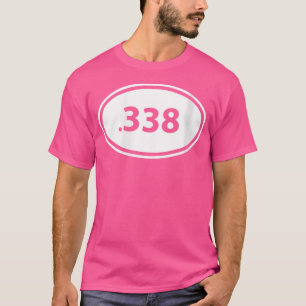 ウーガイ338ビッグゲーム狩りライフル口径ガンオウン Tシャツ