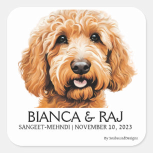 ウーキードッグラベル スクエアシール