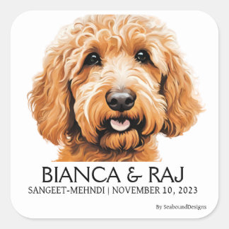 ウーキードッグラベル スクエアシール