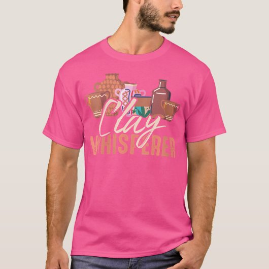 ウークレイウィスペラーポターズ彫刻陶磁陶磁粘土セース Tシャツ (正面)