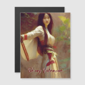 ウーシャ中国のファイター武術アーツバレンタイン (正面/裏面)