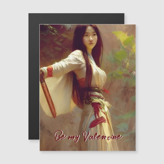 ウーシャ中国のファイター武術アーツバレンタイン (正面/裏面)