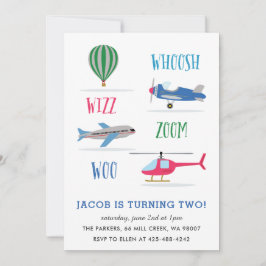 ウーシュヴルームのウエアキッドの誕生日パーティー 招待状