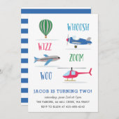 ウーシュヴルームのウエアキッドの誕生日パーティー 招待状 (正面/裏面)