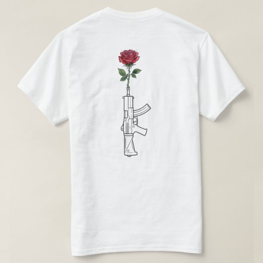 ウージーローズ Tシャツ (デザイン裏面)