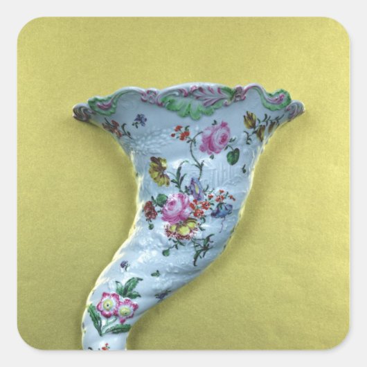 ウースターコルヌコピア壁ポケット, c.1760 スクエアシール (正面)