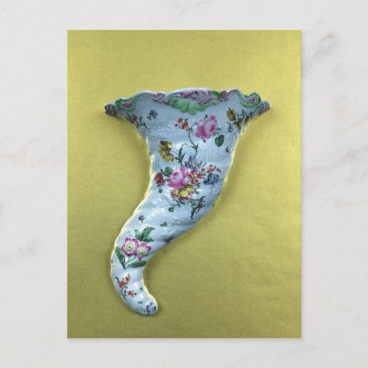 ウースターコルヌコピア壁ポケット, c.1760 ポストカード (正面)