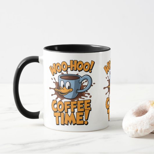 ウーッホウ!コーヒータイム マグカップ (ドーナツ)