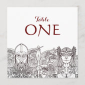 ウーデンとフリエージュの個々のテーブル番号 プログラム (正面)