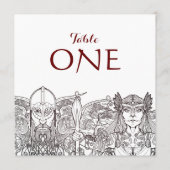 ウーデンとフリエージュの個々のテーブル番号 プログラム (裏面)