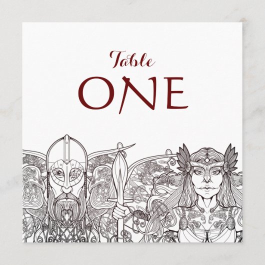 ウーデンとフリエージュの個々のテーブル番号 プログラム (裏面)