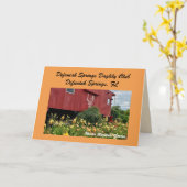 ウートン記念庭園のグリーティングカード カード (黄色い花)