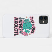 ウーパールーパーが大好きな女の子 Case-Mate iPhoneケース (裏面(横))