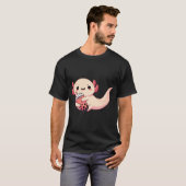 ウーパールーパーとボバティー Tシャツ (正面フル)