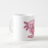 ウーパールーパーのかわいい日本ラーメン コーヒーマグカップ (正面左)