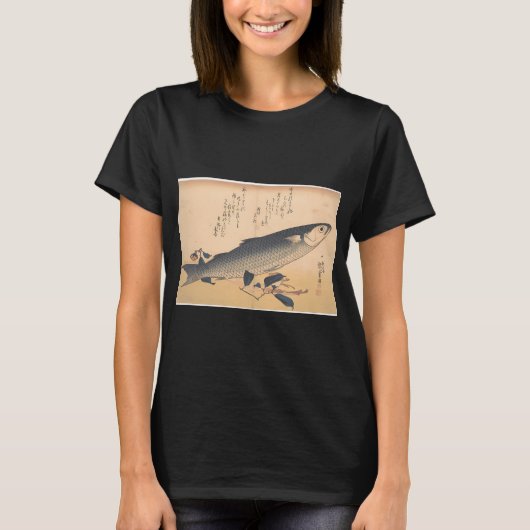 ウーパールーパーのような大きな笑顔 Tシャツ (正面)